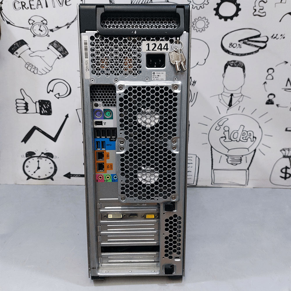 HP Z620 Tower Workstation (Intel Xeon E5-2620 - 8GB DDR3 - No Hard - AMD Radeon HD 5450 1GB - DVD RW) Original Used