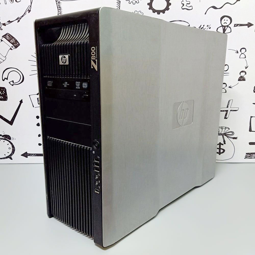 HP Z800 Tower Workstation (Intel Xeon E5645 - 8GB DDR3 - No Hard - AMD Radeon HD 5450 1GB - DVD RW) 
