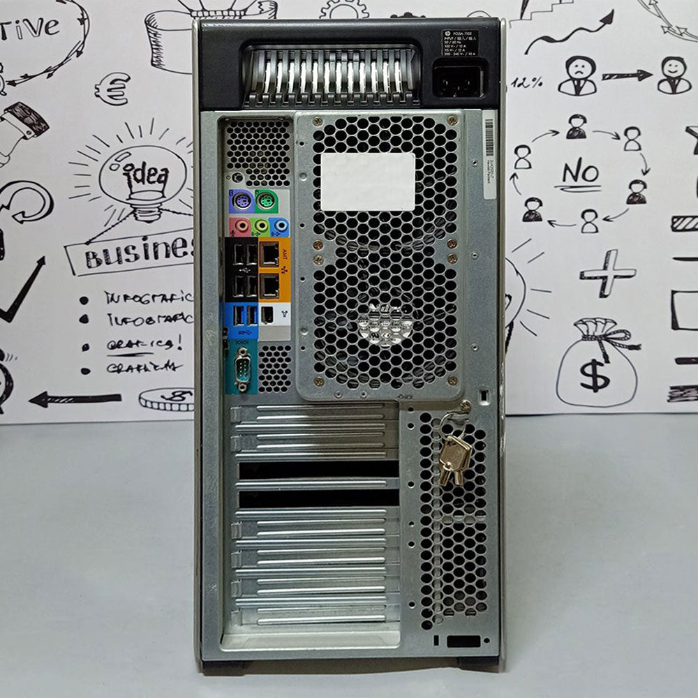 HP Z820 Tower Workstation (2x CPU Intel Xeon E5-2650 - 16GB DDR3 - No Hard - No Graphics Card) Original Used