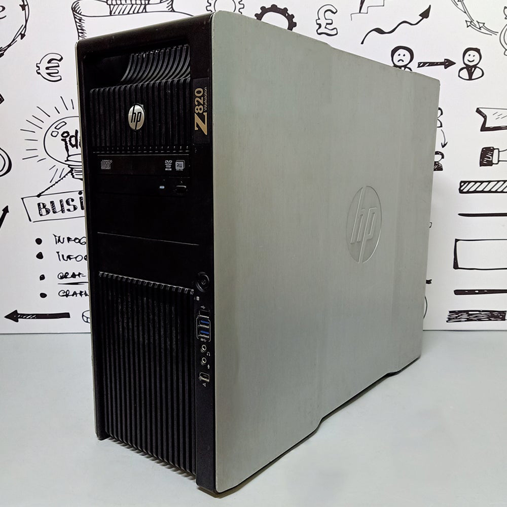 HP Z820 Tower Workstation (Intel Xeon E5-2643 - 8GB DDR3 - No Hard - No Graphics Card) Original Used