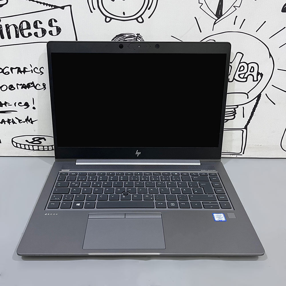 HP ZBook 14U G6 Laptop (Intel Core i5-8365U - 16GB DDR4 - M.2 256GB - Intel HD Graphics - 14.0 Inch FHD - Cam) Original Used