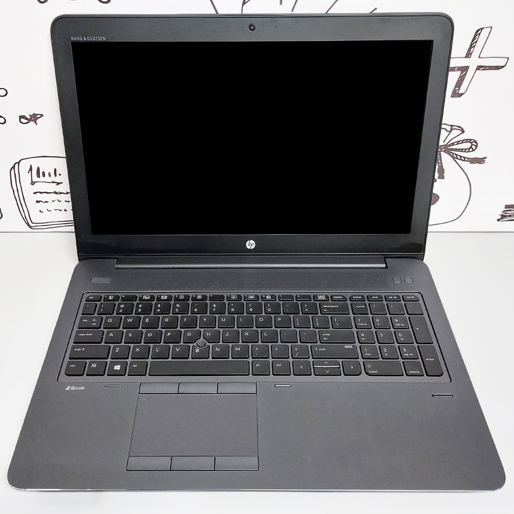 HP ZBook 15 G3 Mobile Workstation Laptop (Intel Core i7-6820HQ - 16GB DDR4 - M.2 128GB + HDD 500GB - Nvidia Quadro M2000M 4GB - 15.6 Inch FHD IPS - Cam) Original Used