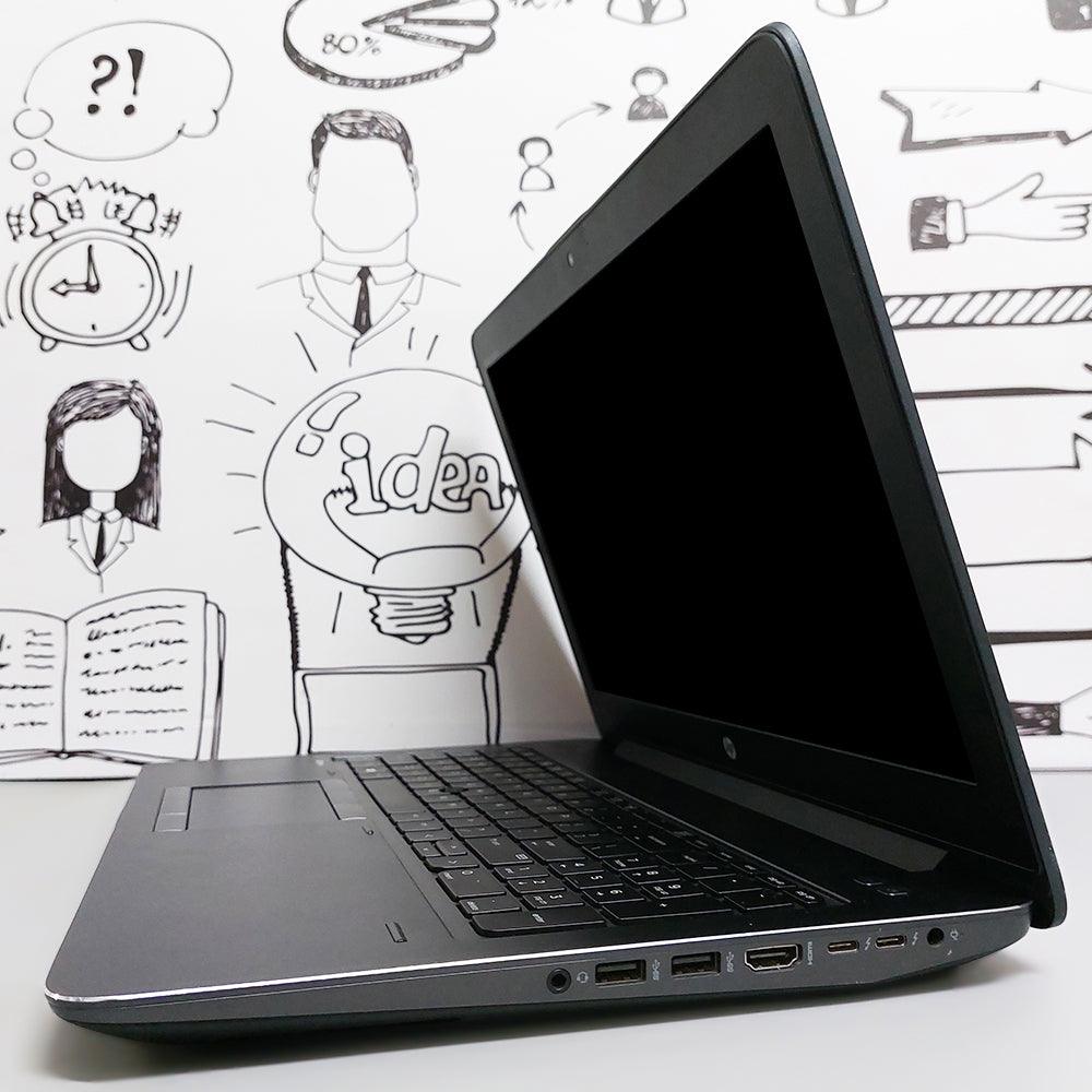 HP ZBook 15 G4 Laptop (Intel Core i7-7820HQ - 16GB DDR4 - M.2 512GB - Nvidia Quadro M2200M 4GB - 15.6 Inch FHD IPS - Cam) Original Used