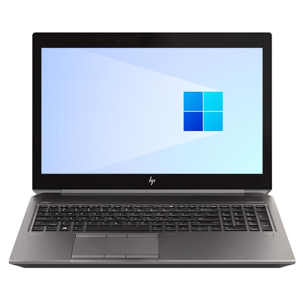 HP ZBook 15 G6 Mobile Workstation Laptop (Intel Core i7-9850H - 32GB DDR4 - M.2 2x256GB - Nvidia Quadro T2000 4GB - 15.6 Inch FHD - Cam) Original Used