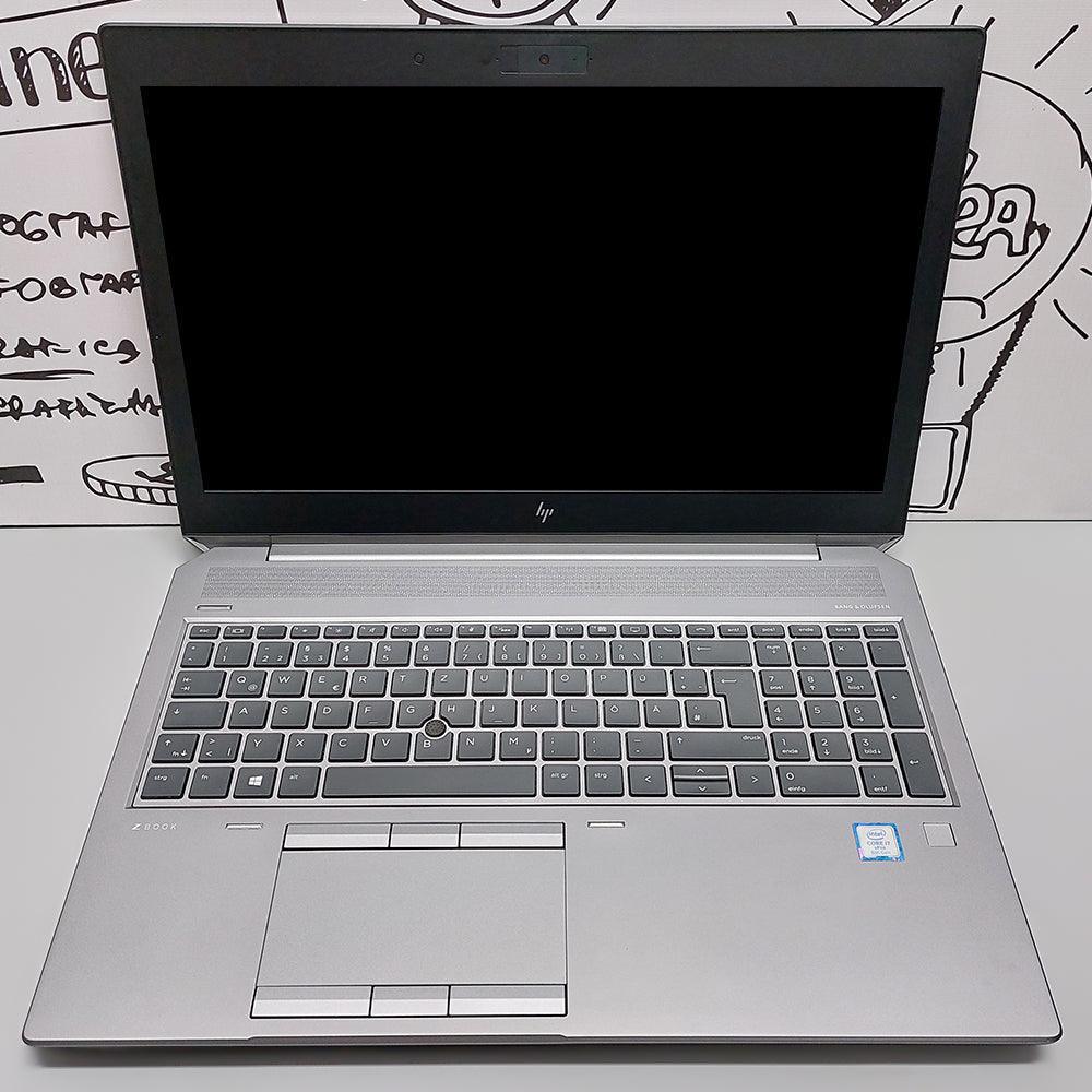 HP ZBook 15 G6 Mobile Workstation Laptop (Intel Core i7-9850H - 32GB DDR4 - M.2 2x256GB - Nvidia Quadro T2000 4GB - 15.6 Inch FHD - Cam) Original Used