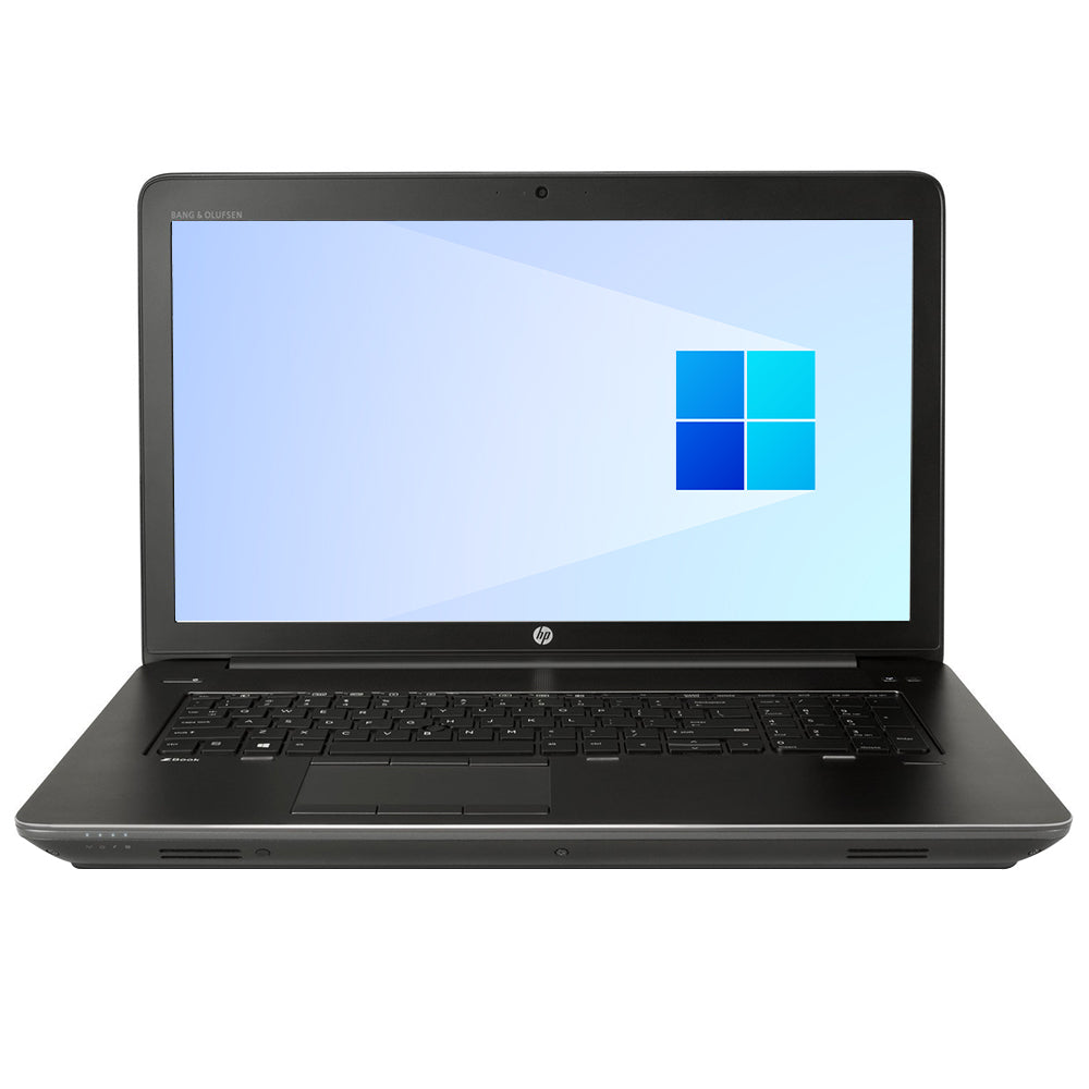 HP ZBook 17 G3 Mobile Workstation Laptop (Intel Core i5-6440HQ- 16GB DDR4 - M.2 512GB - Nvidia Quadro M1000M 2GB - 17.3 Inch FHD - Cam) Original Used
