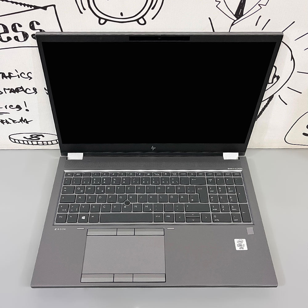 HP ZBook Fury 15 G7 Mobile Workstation Laptop (Intel Core i7-10850H - 32GB DDR4 - M.2 512GB - Nvidia Quadro T2000 With Max-Q 4GB - 15.6 Inch FHD - Cam) Original Used