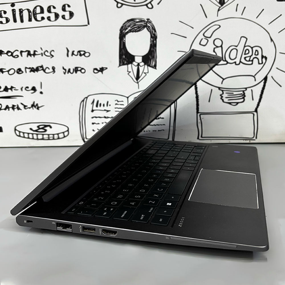 HP ZBook Power 15 G7 Mobile Workstation Laptop (Intel Core i7-10850H - 16GB DDR4 - M.2 512GB - Nvidia Quadro T1000 With Max-Q 4GB - 15.6 Inch FHD - Cam) Original Used