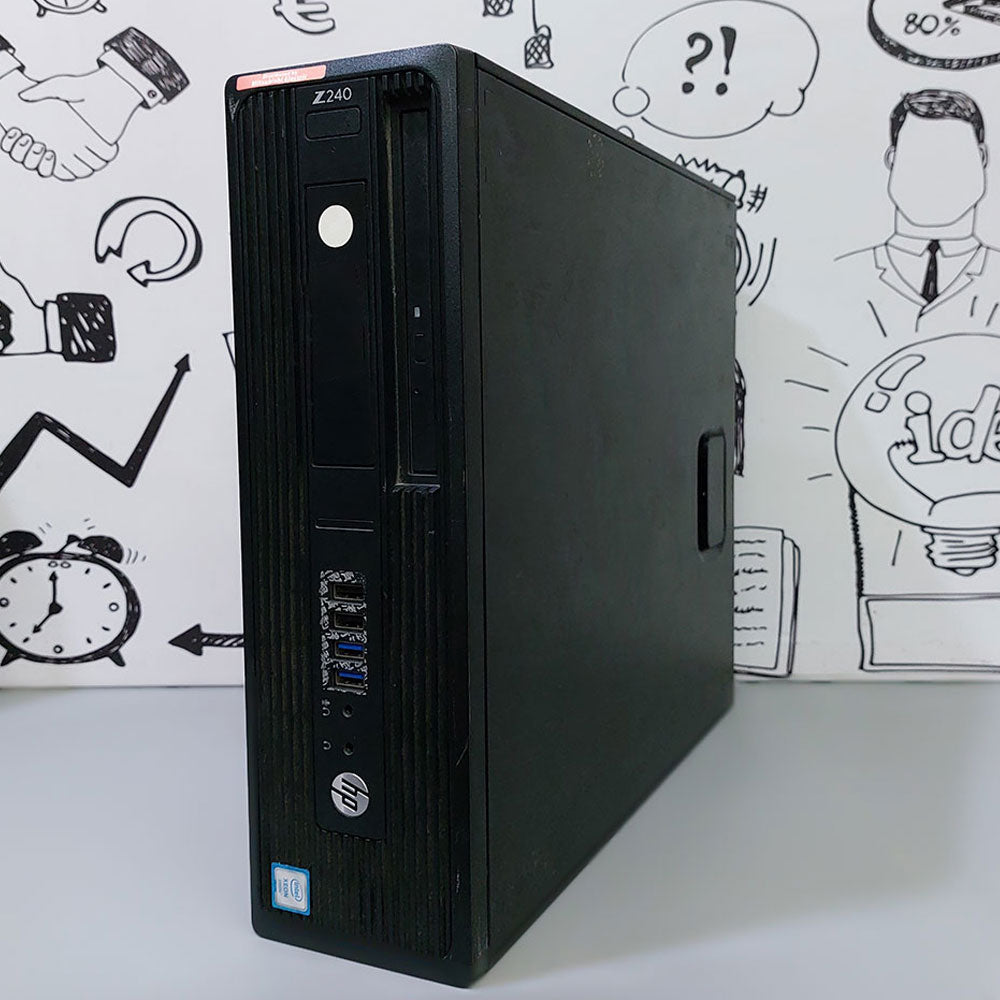 كمبيوتر ورك ستيشن اتش بى Z240 (انتل زيون E3-1225 V6 - رام 8 جيجابايت DDR4 - انتل HD جرافيكس - DVD RW) استعمال خارج