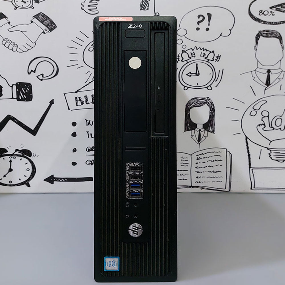 كمبيوتر ورك ستيشن اتش بى Z240 (انتل زيون E3-1225 V6 - رام 8 جيجابايت DDR4 - انتل HD جرافيكس - DVD RW) استعمال خارج
