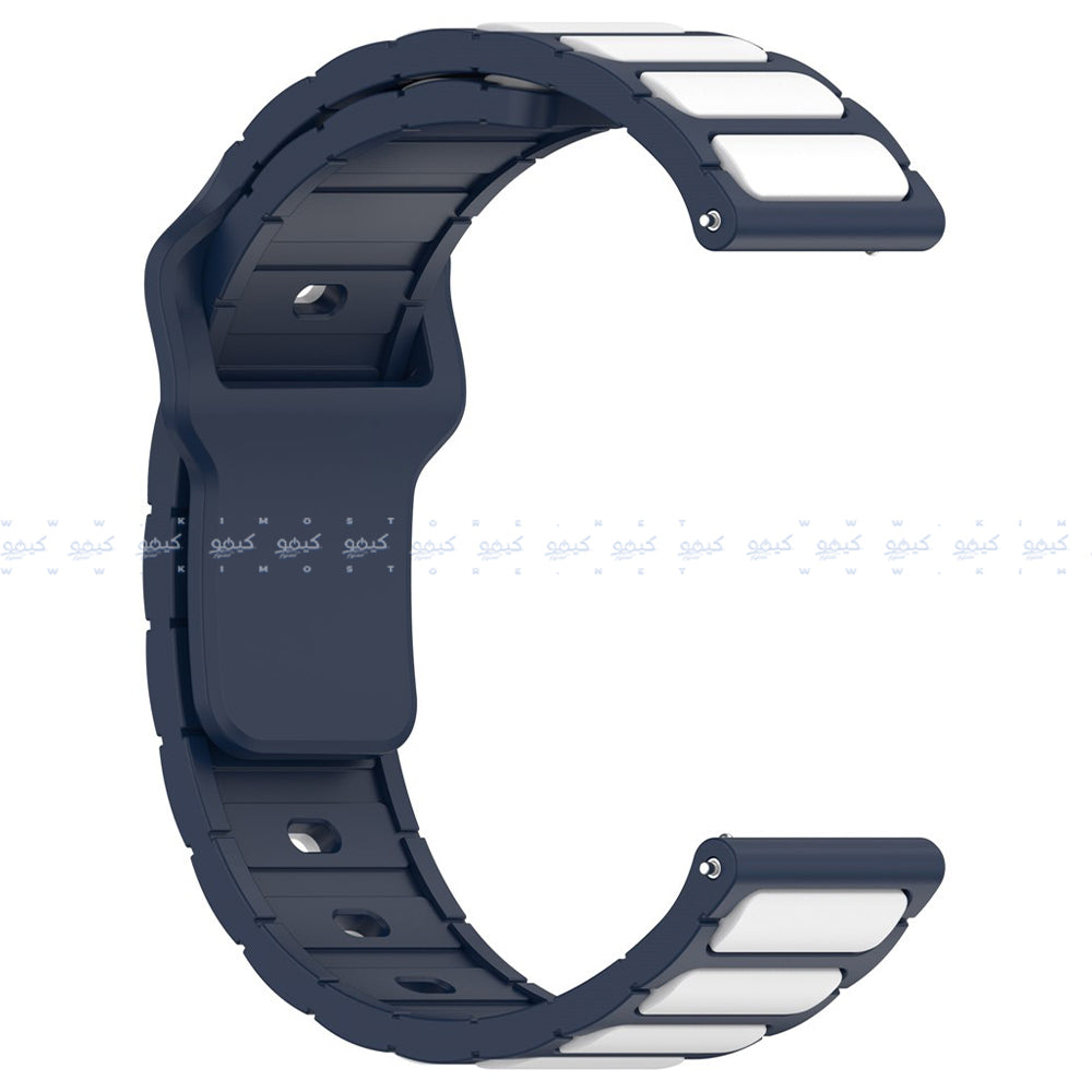 HQ Silicone Buckle 2.2mm Pin Silicone Watch Strap (22mm)