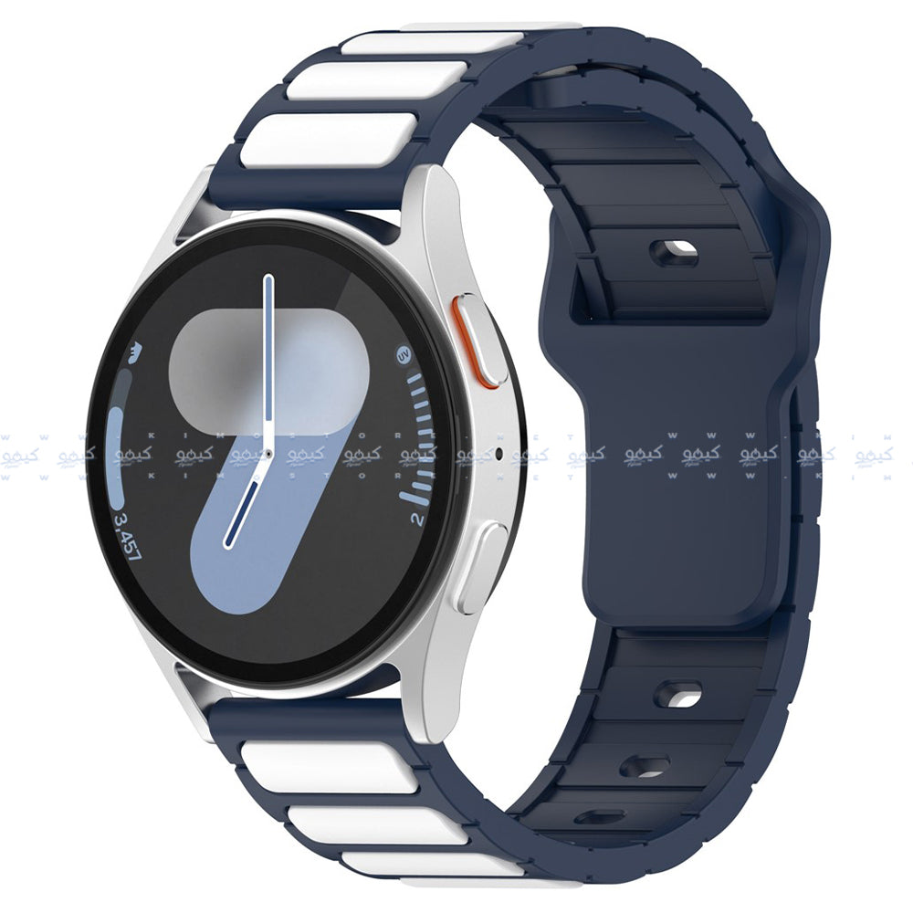HQ Silicone Buckle 2.2mm Pin Silicone Watch Strap (22mm)
