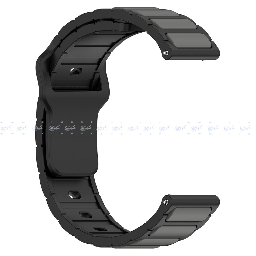 HQ Silicone Buckle 2.2mm Pin Silicone Watch Strap (22mm)