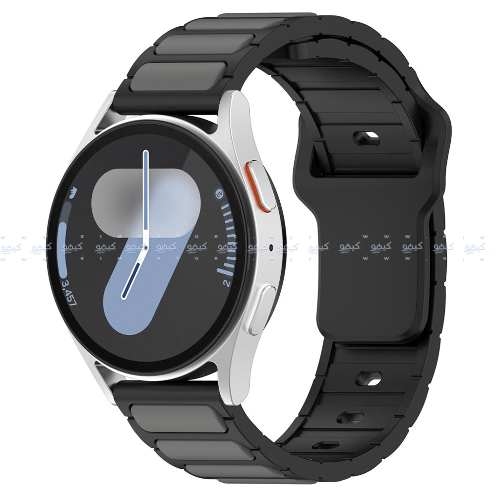 HQ Silicone Buckle 2.2mm Pin Silicone Watch Strap (22mm)