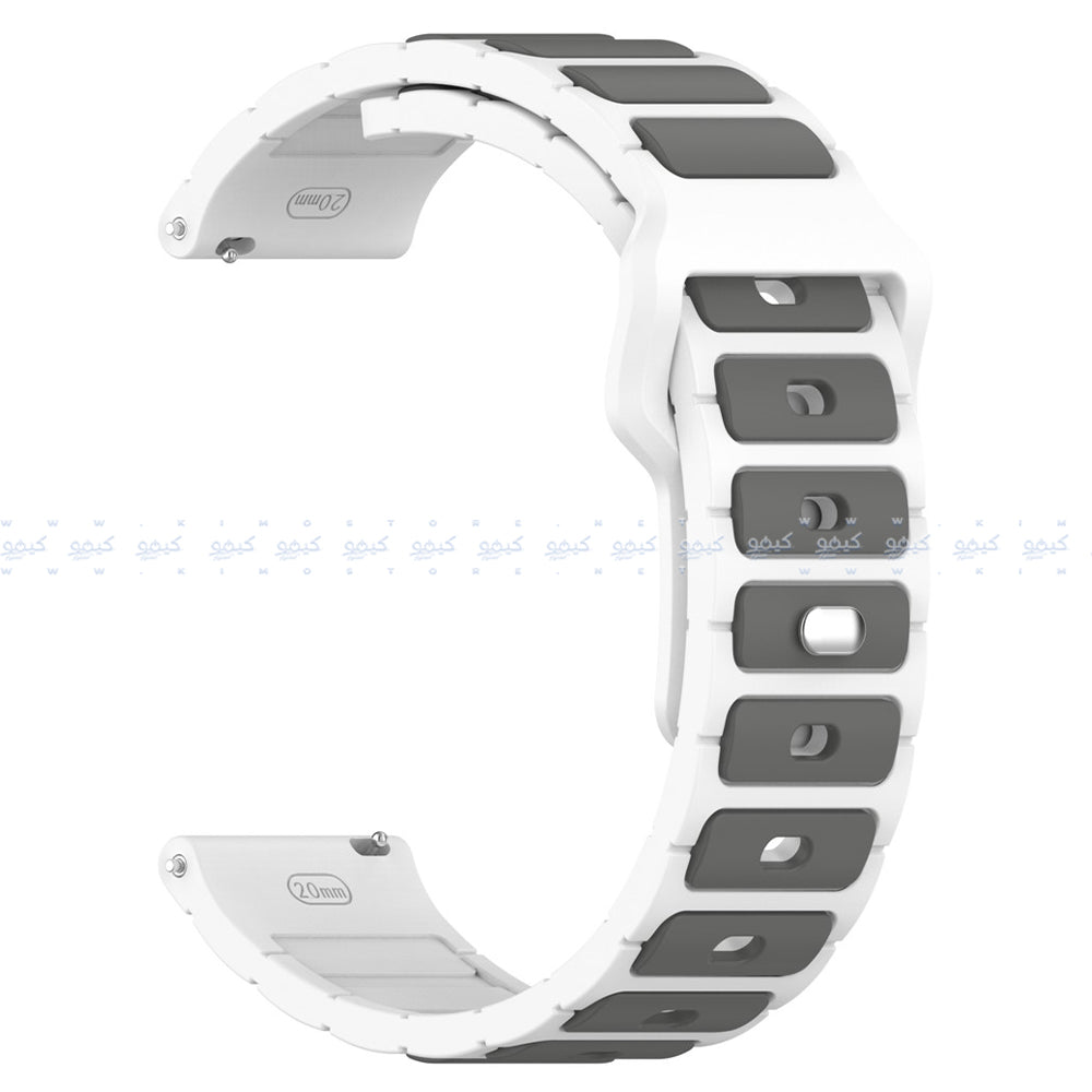 HQ Silicone Buckle 2.2mm Pin Silicone Watch Strap (22mm)