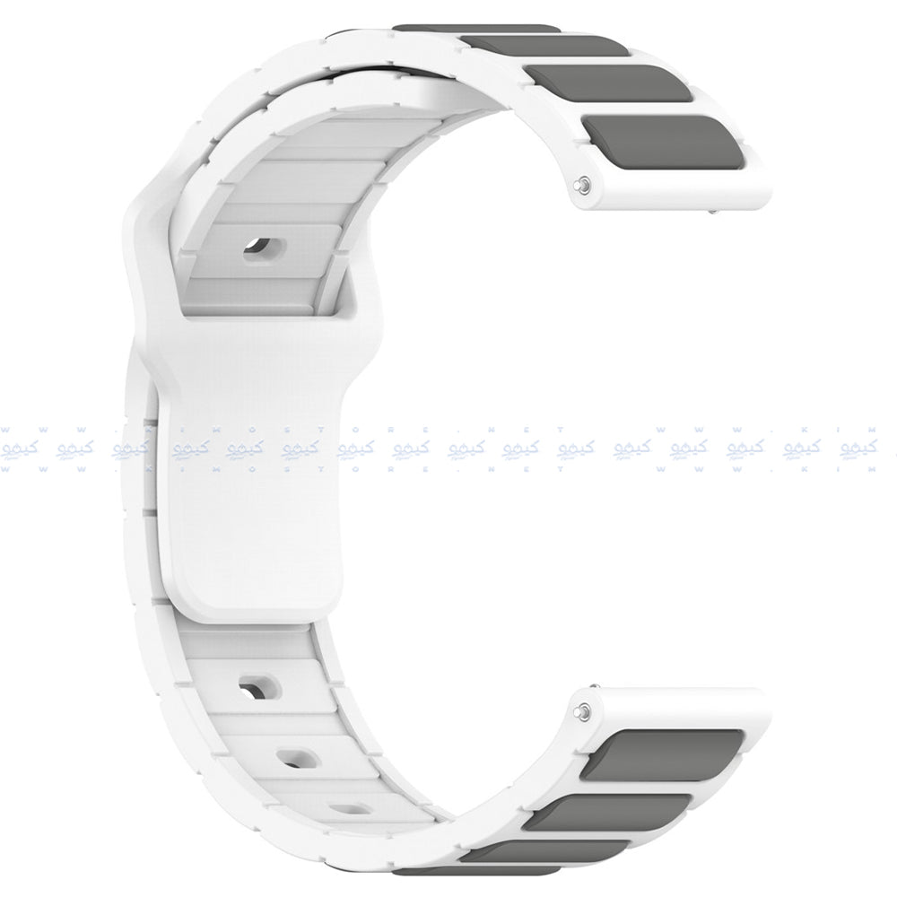 HQ Silicone Buckle 2.2mm Pin Silicone Watch Strap (22mm)