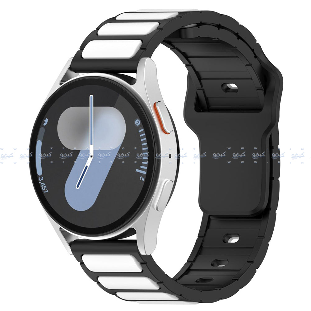 HQ Silicone Buckle 2.2mm Pin Silicone Watch Strap (22mm)