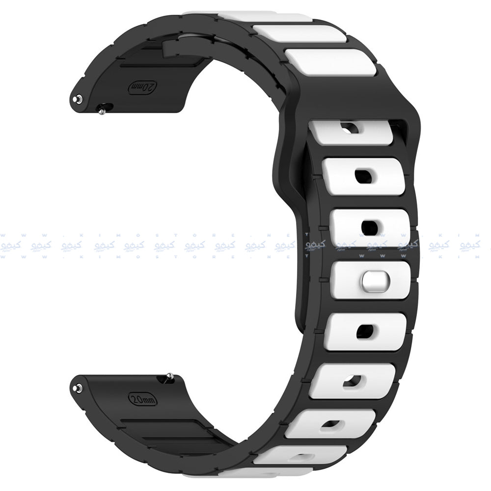 HQ Silicone Buckle 2.2mm Pin Silicone Watch Strap (22mm)