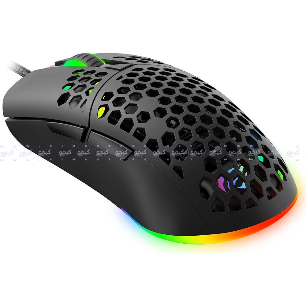 Havit Gamenote MS1036 Wired RGB Gaming Mouse 7200Dpi - Black