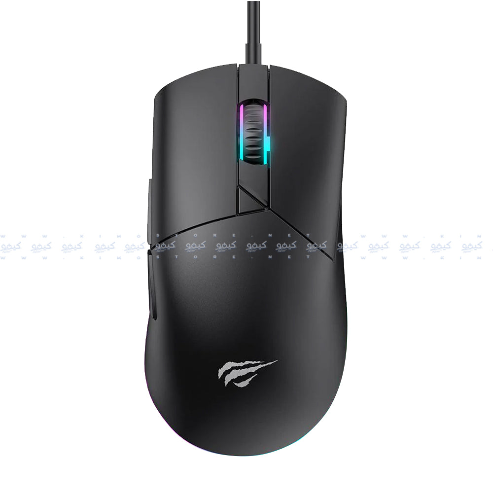 Havit Gamenote MS1038 Wired RGB Gaming Mouse 8000Dpi - Black