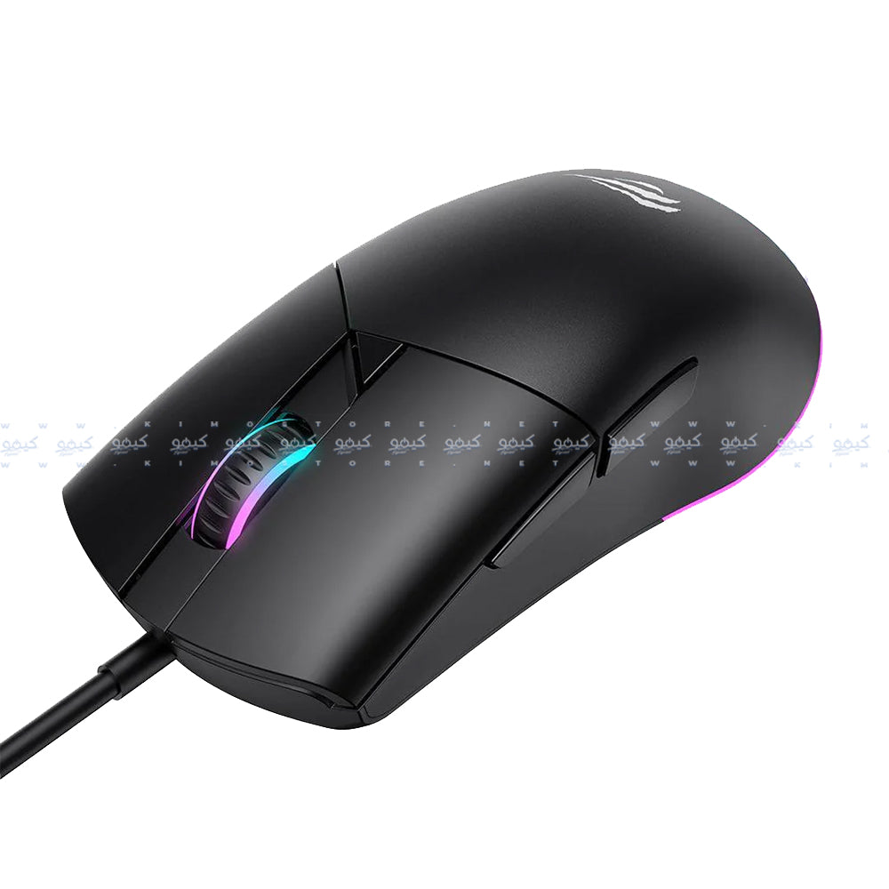 Havit Gamenote MS1038 Wired RGB Gaming Mouse 8000Dpi - Black