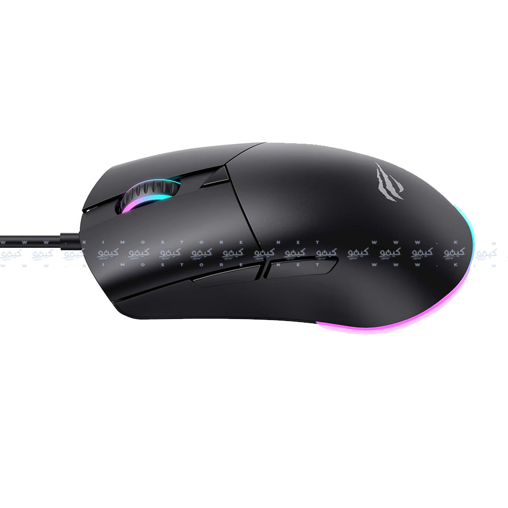Havit Gamenote MS1038 Wired RGB Gaming Mouse 8000Dpi - Black