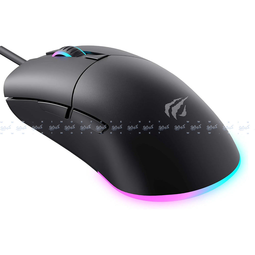 Havit Gamenote MS1038 Wired RGB Gaming Mouse 8000Dpi - Black