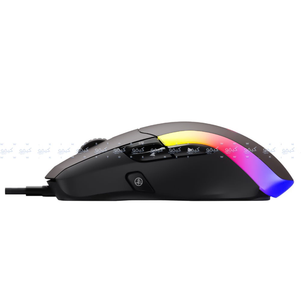 ماوس هافيت سلكي RGB جيمنج 8000 نقطة في البوصة Gamenote MS959S - اسود 