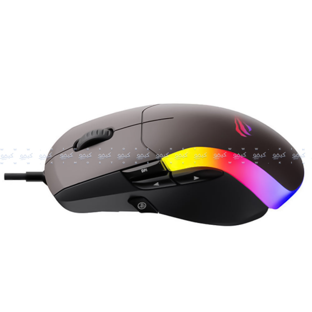 ماوس هافيت سلكي RGB جيمنج 8000 نقطة في البوصة Gamenote MS959S - اسود 