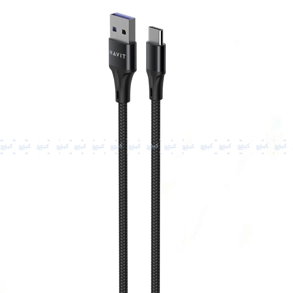 Havit HV-CBX001 VOOC USB To Type-C Cable 5.0A Fast Charging 1m 