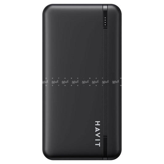 Havit PB90 Power Bank 2x USB + Micro + Type-C 22.5W 10000mAh - Black