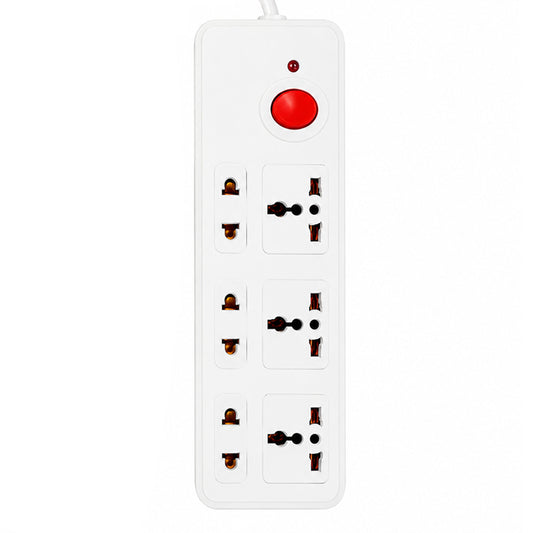 Hero 306 6Port Power Strip 2500W 2m - White