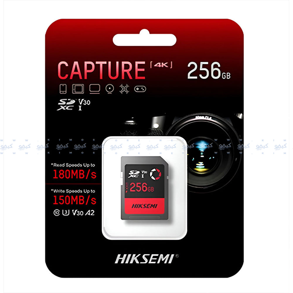 ميموري كارد هيكسيمي 256 جيجابايت Capture Class 10 SDXC