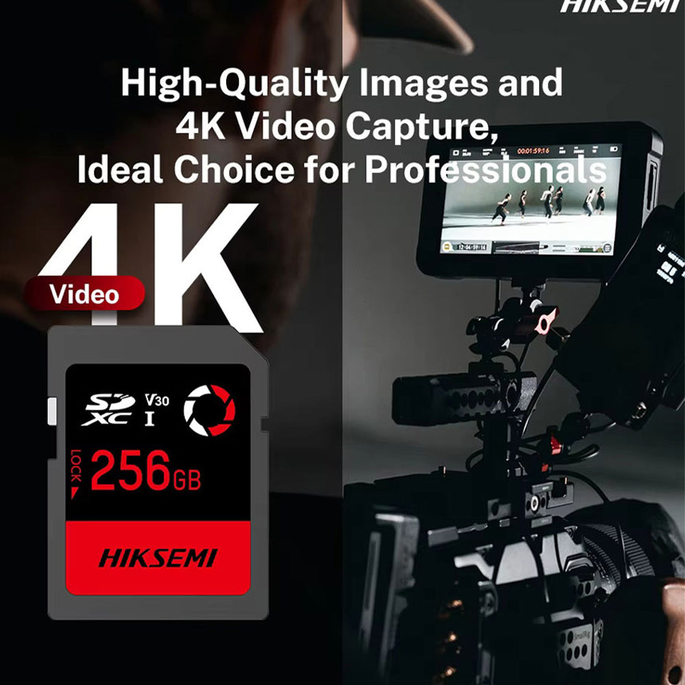 Hiksemi Capture 256GB Class 10 SDXC Memory Card