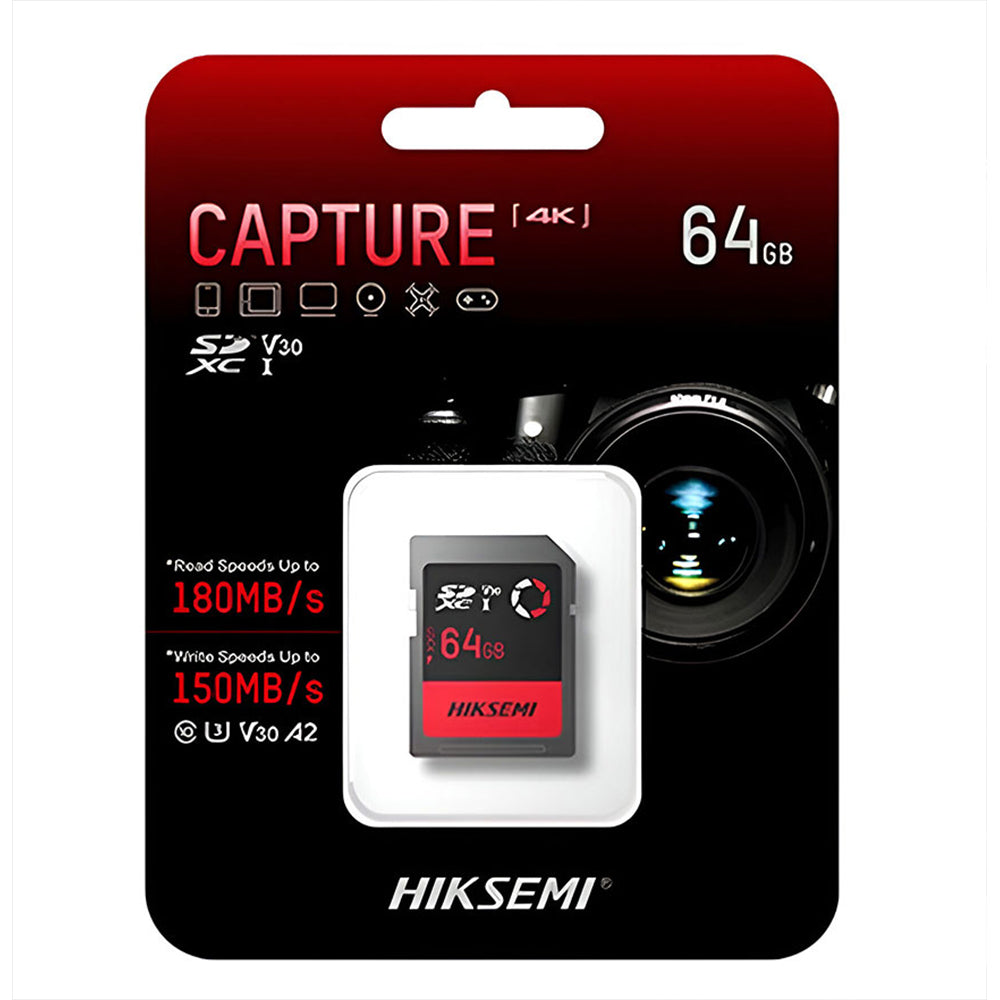 Hiksemi Capture 64GB Class 10 SDXC Memory Card