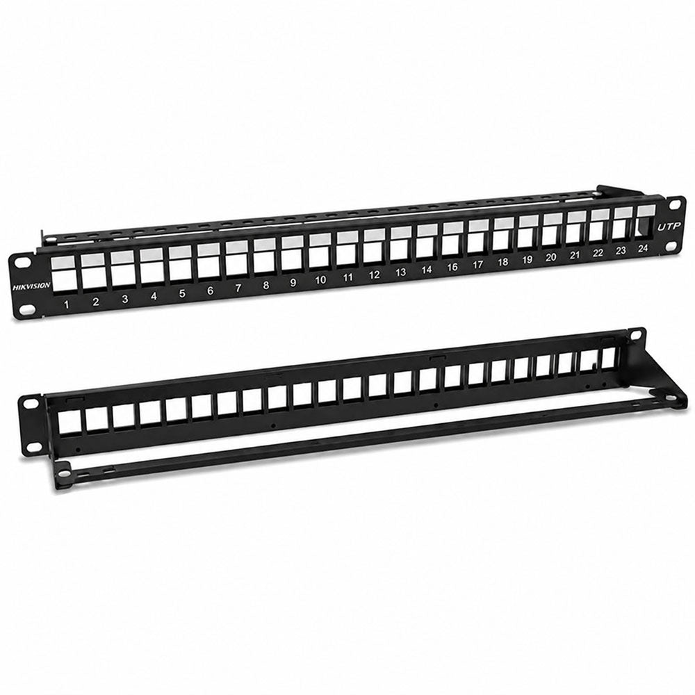 Hikvision DS-1CP0U24-1U Unloaded Patch Panel 24 Ports