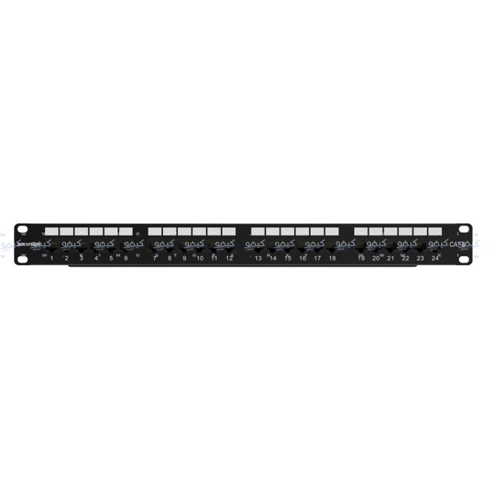 Hikvision DS-1CP6U24-1U Loaded Patch Panel Cat6 24 Port