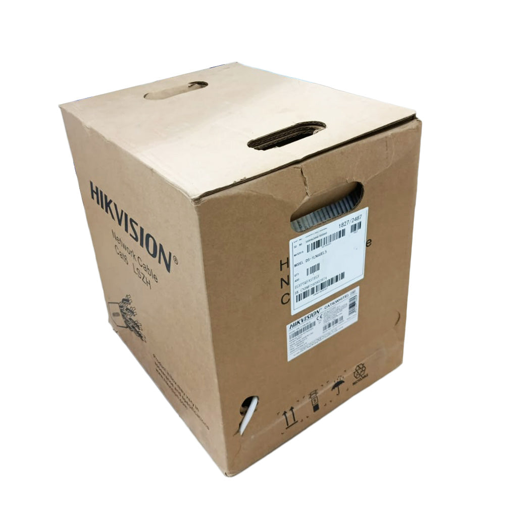 Hikvision DS-1LN6UEL5 Network Cable 305m Cat6 UTP - White