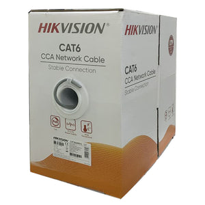 كابل نت وورك هيكفيجن 305 متر DS-1LN6UU/CCA Cat6 UTP - رمادي