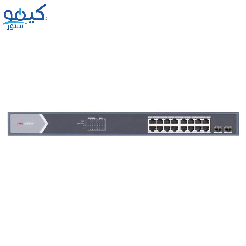 سويتش هيكفيجن 16 منفذ 10/100/100 DS-3E0518P-E/M Unmanaged Rackmount