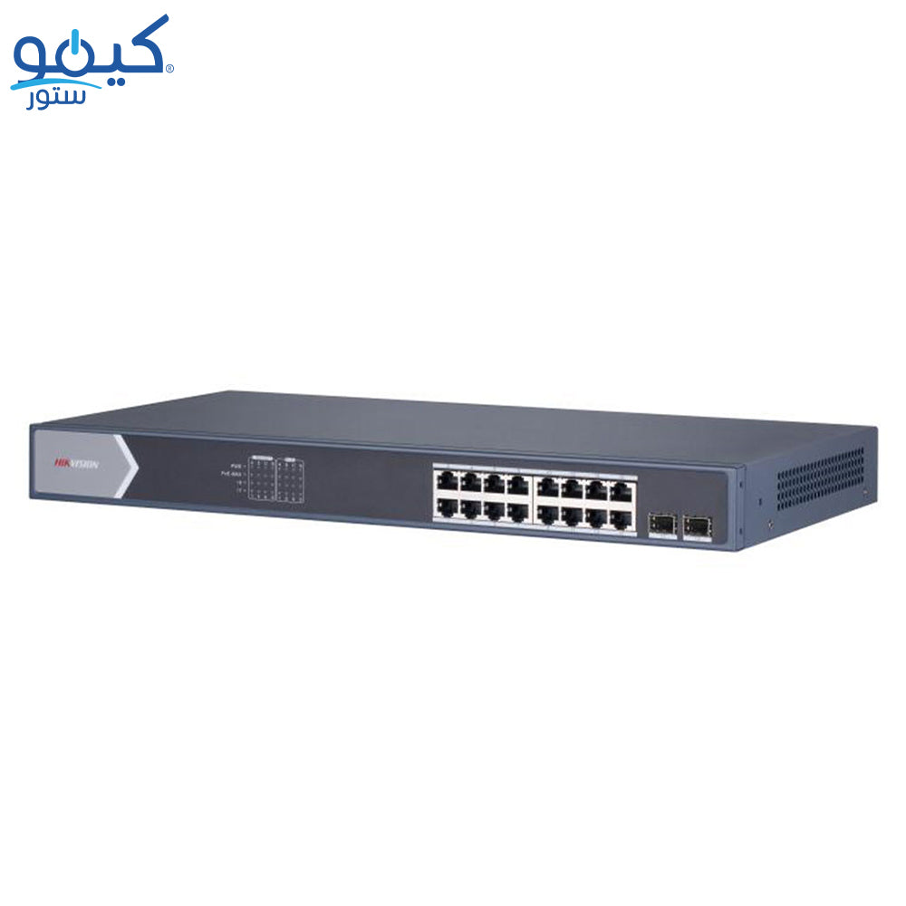 Hikvision DS-3E0518P-E/M Unmanaged Rackmount Switch 16 Ports