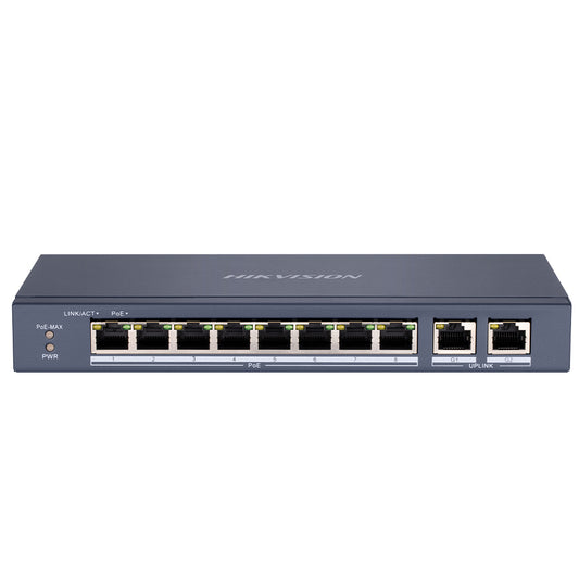 Hikvision DS-3E1520P-EI Smart Managed Rackmount Switch 16 Ports PoE 10/100/1000Mbps + 2 Ports RJ45 10/100/1000Mbps + 2 Ports 10/100/1000Mbps Fiber Optical 230W