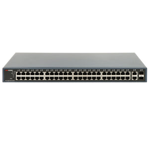 سويتش هيكفيجن 48 منفذ 10/100/1000 ميجابت في الثانية (PoE) + منفذين RJ45 10/100/1000 ميجابت في الثانية + منفذين (SFP) 10/100/1000 ميجابت في الثانية DS-3E1552P-SI Smart Managed Rackmount