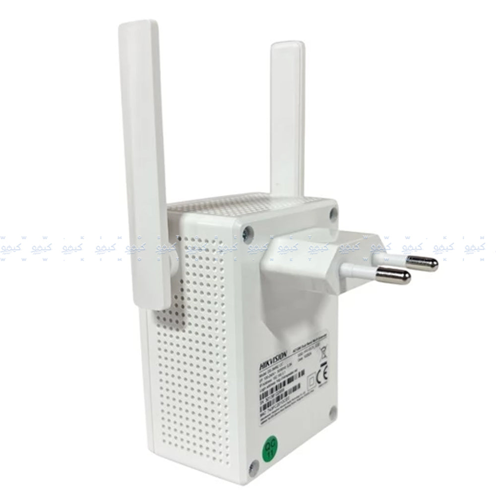 Hikvision DS-3WRE12C Dual Band Wi-Fi Range Extender 1 Port 2 Antenna 1200Mbps