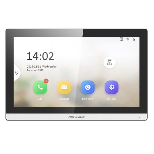 انتركم للاتصال الداخلي عبر الفيديو IP هيكفيجن DS-KH6350-WTE1 