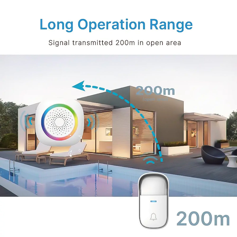 جرس باب هيكفيجن لاسلكي DS-KIS121 