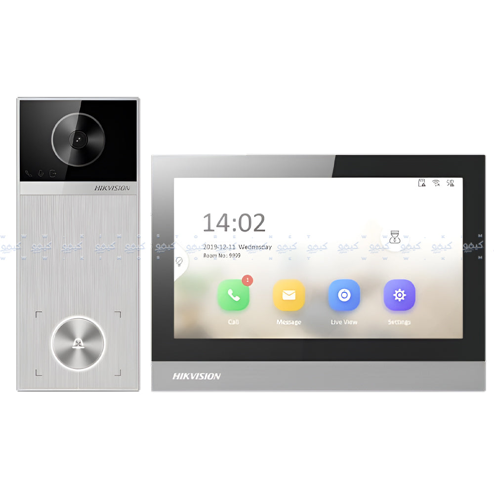 انتركم للاتصال الداخلي عبر الفيديو IP هيكفيجن DS-KIS613-S