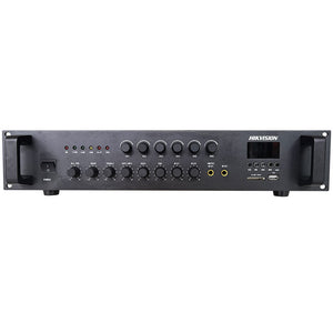 Hikvision DS-QAE0A120G1-VB6 6-Zone Analog Mixer Amplifier 120W - Black