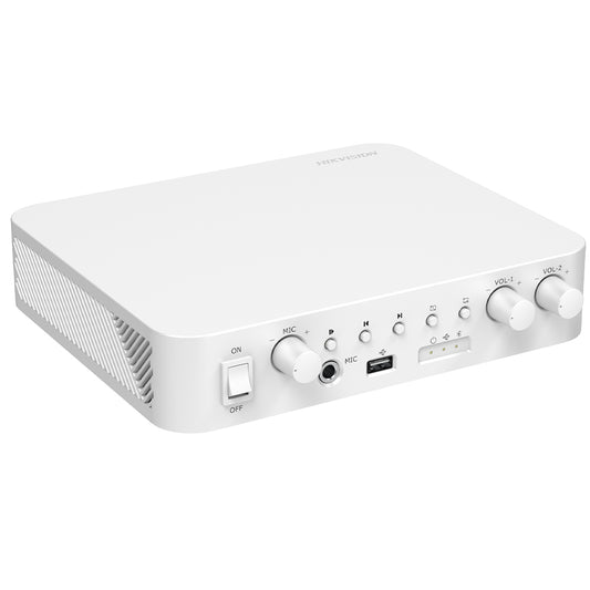 Hikvision DS-QAE0A60G1-VB 2-Zone Analog Mixer Amplifier 60W - White