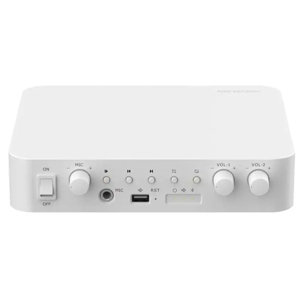 Hikvision DS-QAE1A80G1-VB 2-Zone Network Mixer Amplifier 80W - White